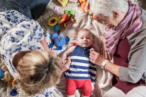 Preview: Three generation family at home