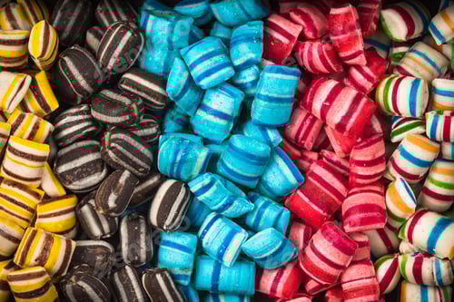 Preview: Colorful vibrant candy sweet food background