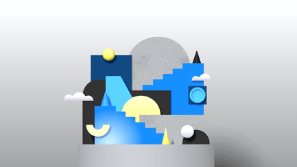 Visualização: Paisagem geométrica