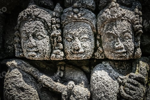 Preview: Wall reliefs in Borobudur temple