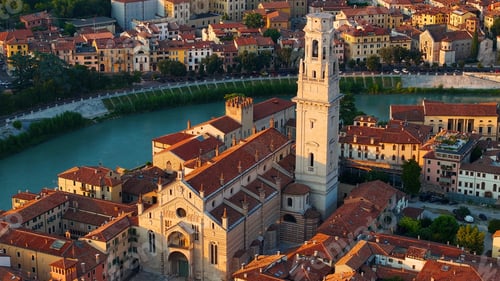 Preview: Verona from Above, Duomo di Verona, Cattedrale di Santa Maria Matricolare, Italy