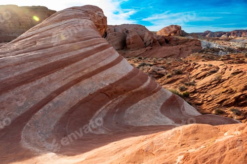 Preview: Fire Wave Trail in Valley of Fire National Park, Nevada, California