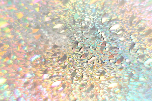 Preview: Color neon gradient. abstract blurred background. silver paper with a holographic effect.