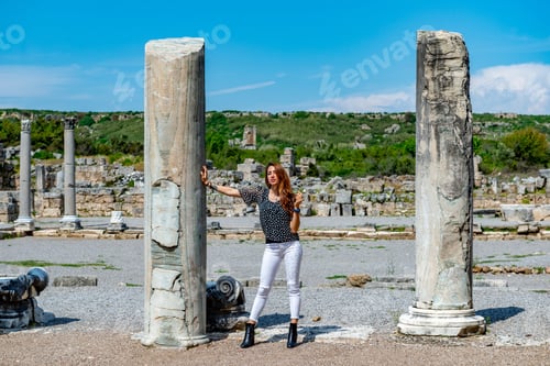 Preview: Perge Ancient City, Antalya - Turkey. April 04, 2019.