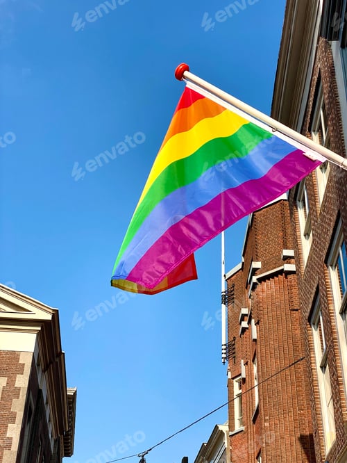 Preview: Rainbow flag symbol LGBTQ community