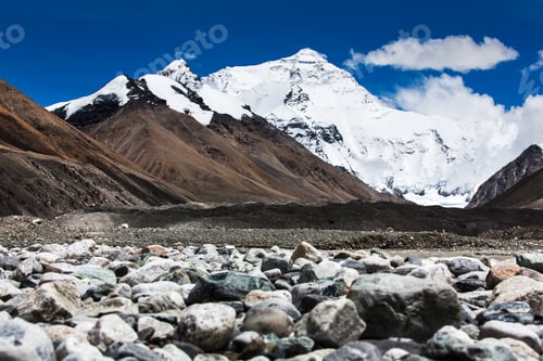 Preview: View of mountain in Tibet, China