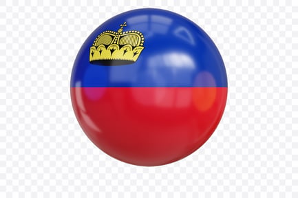 Preview: 3D Liechtenstein Flag