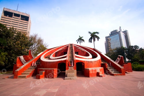 Preview: Astronomical observatory Jantar Mantar in Delhi, India.