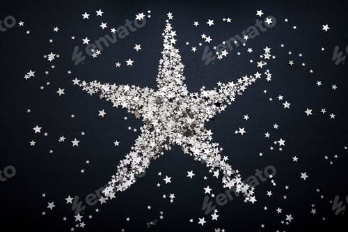 Preview: Star shape made of small stars