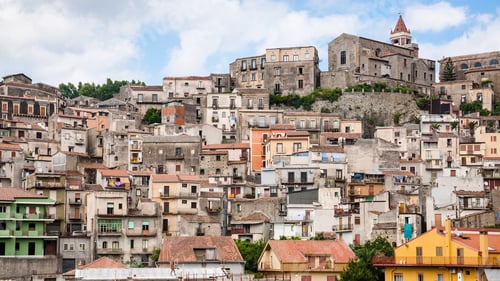 Preview: cityscape of Castiglione di Sicilia town in Sicily