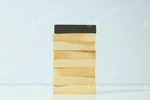 Preview: Work-life balance concept, visual symbols, on a light background.