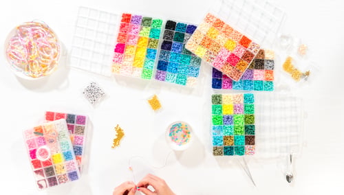 Preview: Colorful Clay Beads Set for Creative Kids' Bracelet Making