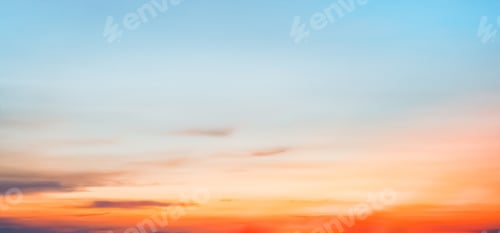 Preview: Sky Dusk Background,Sunset Dramatic Pink, Orange, Red,Yellow Sky, Cloud with golden sunlight