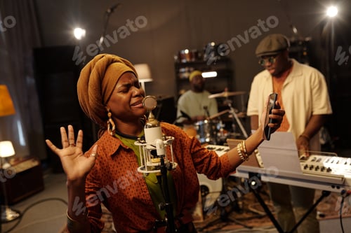 Preview: Singing with Passion in Recording Studio Using Microphone