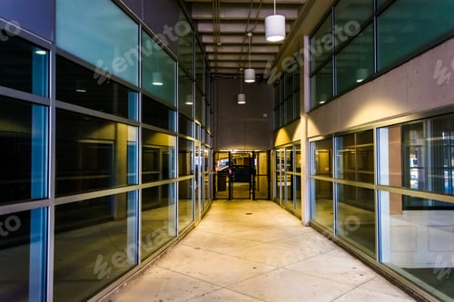 Preview: Modern Architecture In A Hallway In Downtown York, Pennsylvania.