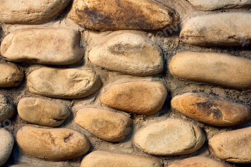 Preview: close-up view of rough stone wall textured background