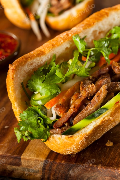 Preview: Vietnamese Pork Banh Mi Sandwich