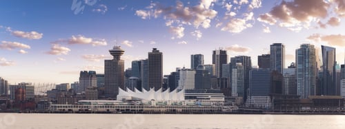 Preview: Canada Place, City Skyline, Urban Downtown Cityscape. Vancouver, BC