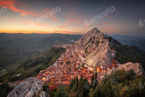 Preview: Pietrapertosa, Italy After Sunset