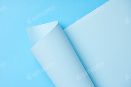 Preview: close-up view of light blue abstract paper background