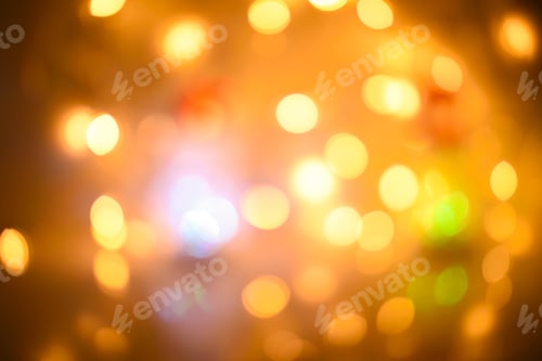 Preview: Blurred abstract background lights, beautiful Christmas.