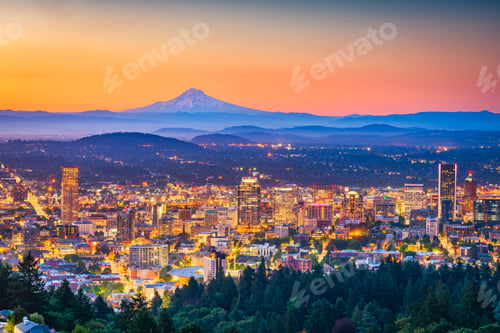 Preview: Portland, Oregon, USA Skyline