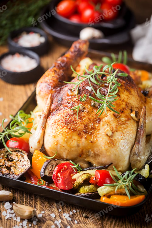 Preview: Baked whole chicken
