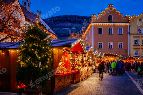 Preview: Christmas Market, Vipiteno, Bolzano, Trentino Alto Adige, Italy