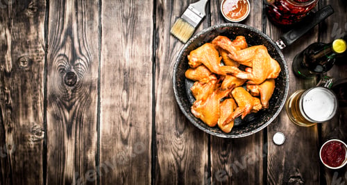 Preview: Smoked chicken wings with beer