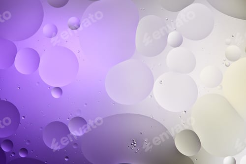 Preview: abstract purple and grey color texture from mixed water and oil bubbles