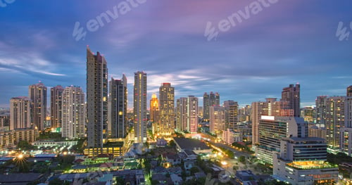 Preview: Skyscrapers in City of Bangkok, Thailand
