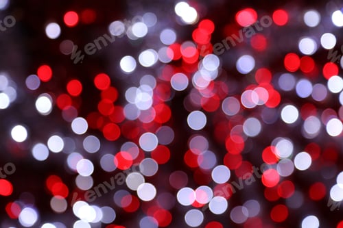 Preview: Bright unfocused lights holiday background