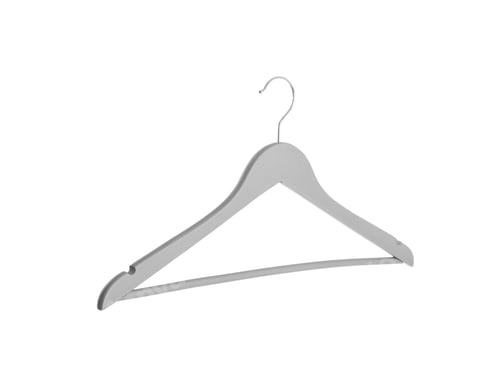Preview: Clothes Hanger on White Background for Organization
