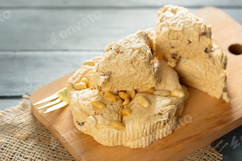 Preview: traditional eastern desserts on wooden background