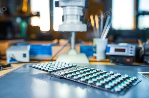 Preview: Panel of LED light indicators is in the production