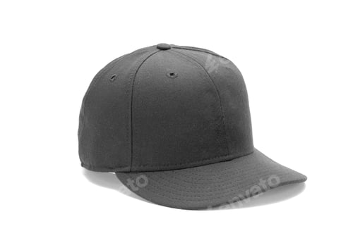 Preview: black cap with clipping path isolated on white