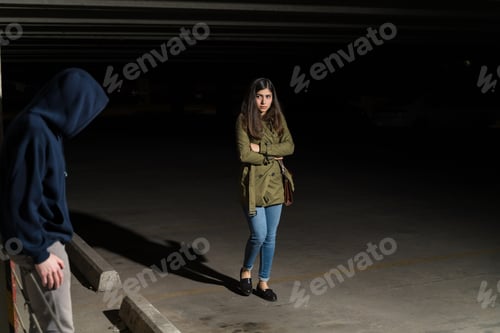 Preview: Robber Waiting For His Victim To Pass By At Night