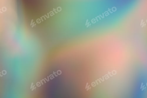 Preview: Blurry abstract iridescent holographic neon trendy background