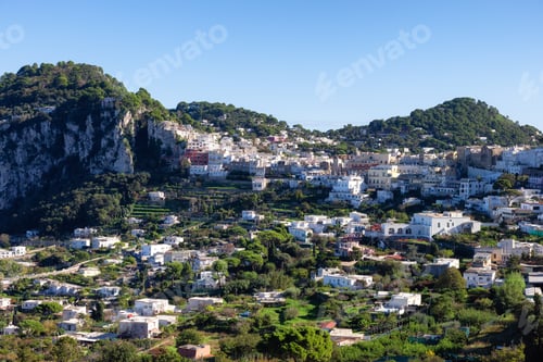 Preview: Touristic Town on Capri Island in Bay of Naples, Italy.