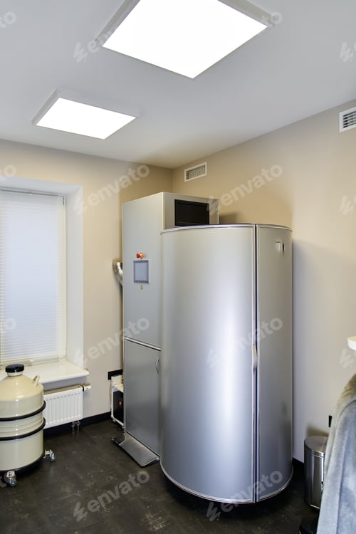 Preview: Exploring a modern dermatology treatment room with advanced equipment and soothing ambiance