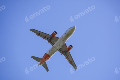 Preview: Metal fighting jet flying in the clear sky