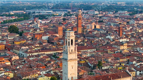 Preview: Aerial view of Duomo di Verona, Cattedrale di Santa Maria Matricolare, Italy