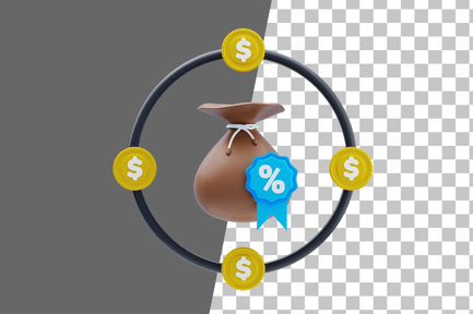 Preview: Hedge Fund Fees 3D Icon