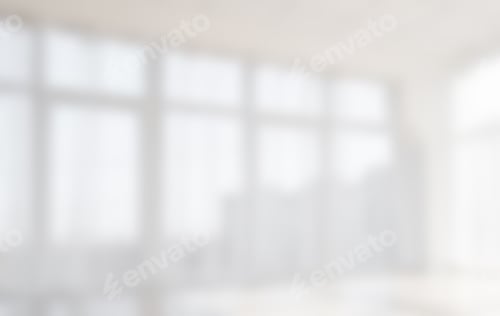 Preview: Blurred White empty light room
