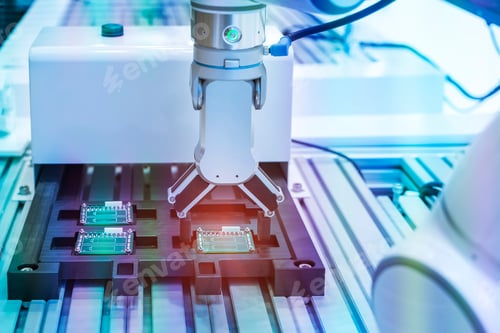 Preview: Automatic Robot For Print Circuit Board (Pcb)Assembly Machine Part At Factory