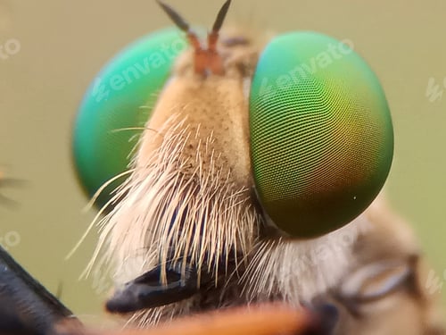 Preview: Eye of robberfly