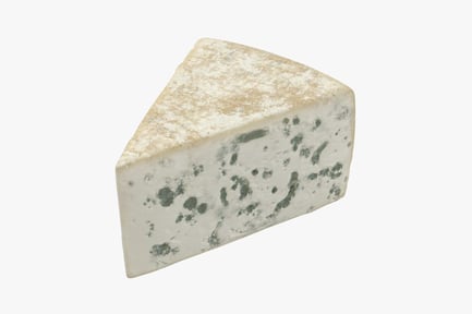 Preview: Wedge of Blue Cheese with Mold
