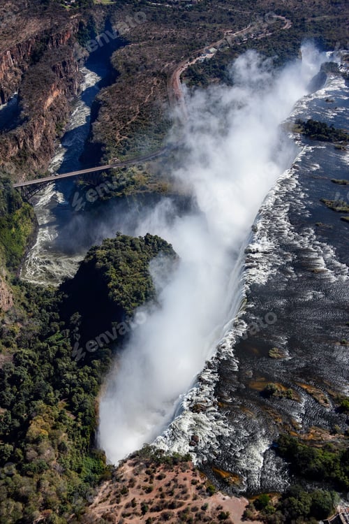 Preview: Aerial view of Victoria Fall