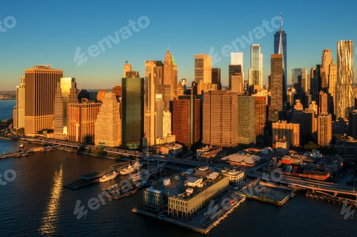 Preview: Downtown Manhattan at sunrise