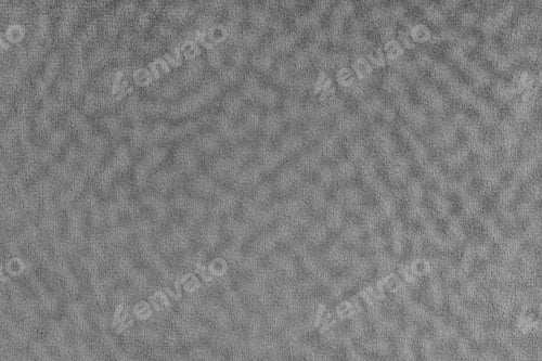 Preview: Faux Fur Texture With Wavy Effect, Fluffy Velours Gray Fabric Or Cloth, Upholstery Textile